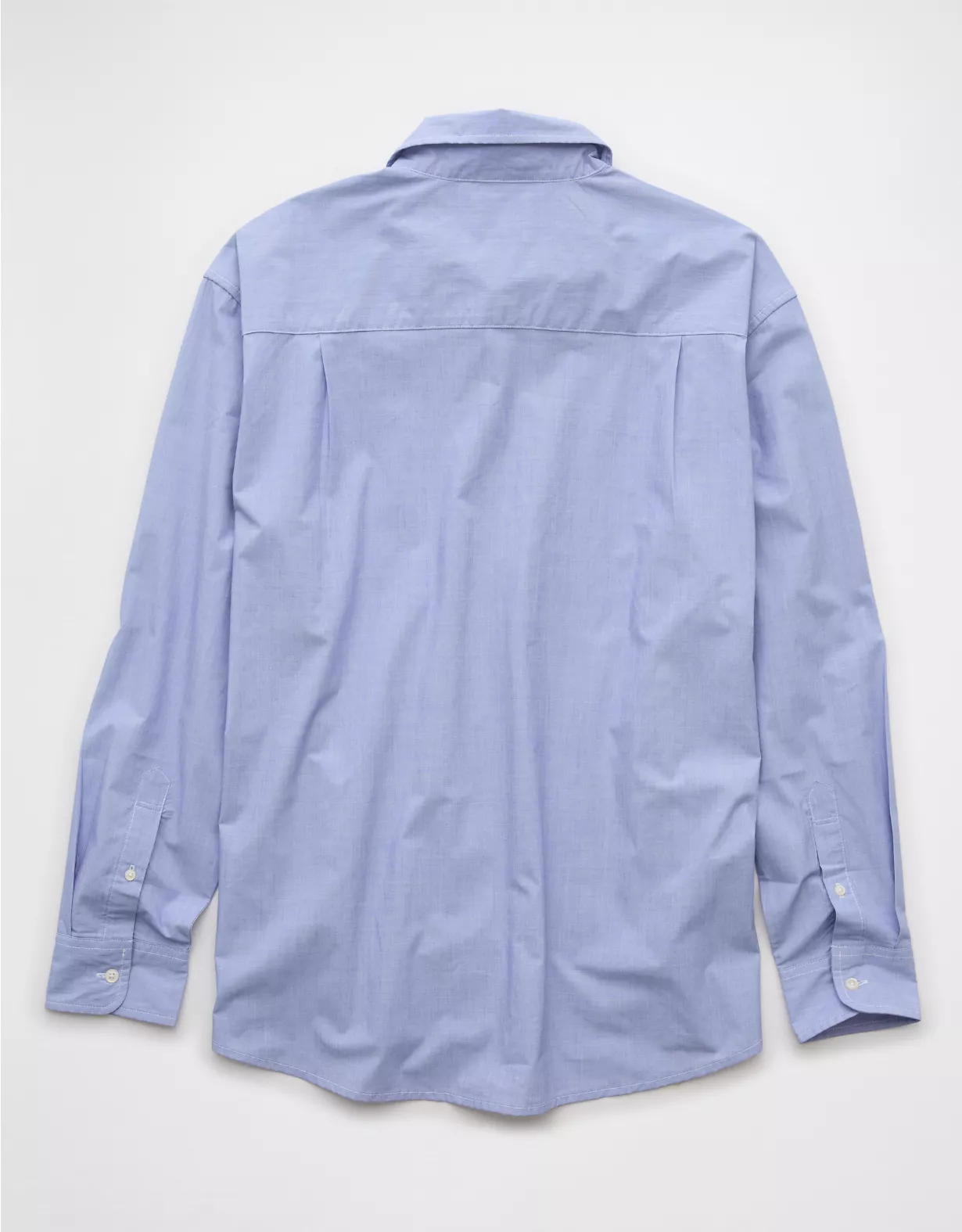 Aeo AE Everyday Relaxed Poplin Button-Up Shirt