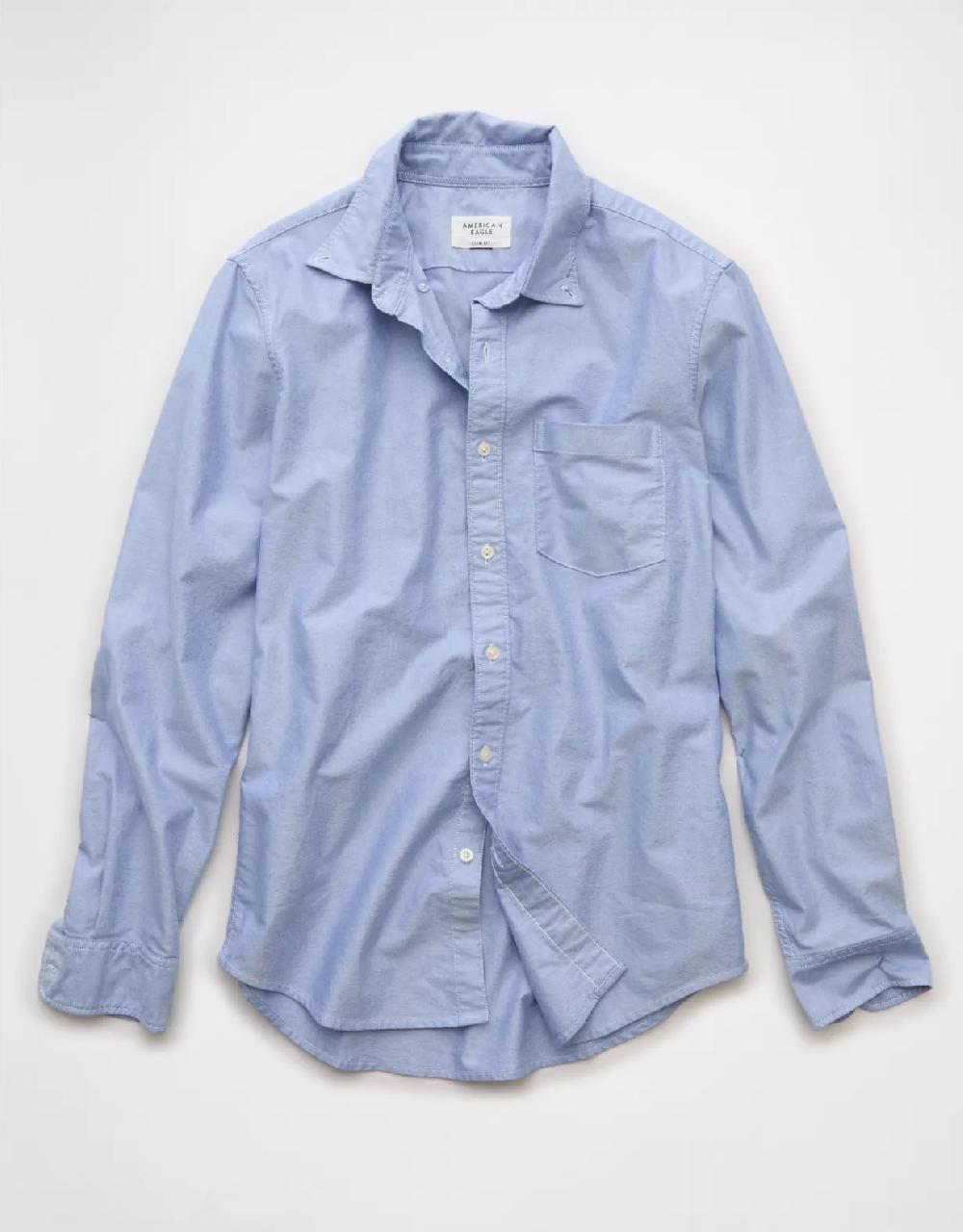 aeo AE Everyday Slim Fit Oxford Button-Up Shirt
