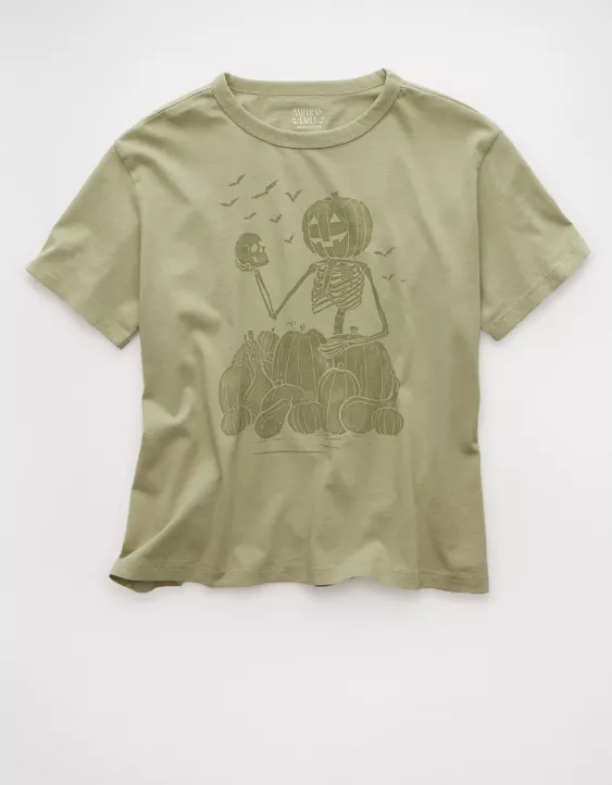 Aeo AE Ex-Boyfriend Halloween Graphic T-Shirt