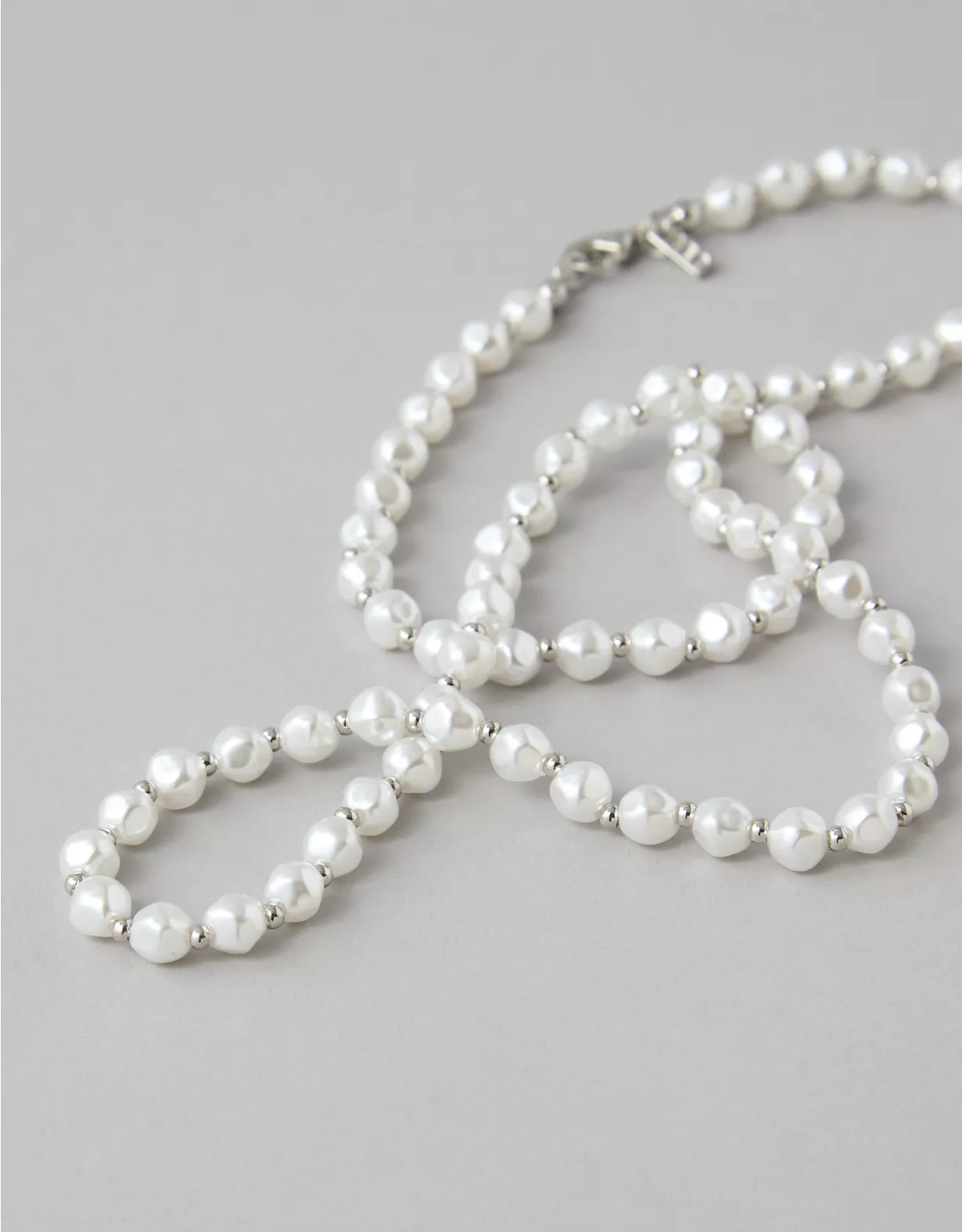 Aeo AE Faux Pearl Necklace