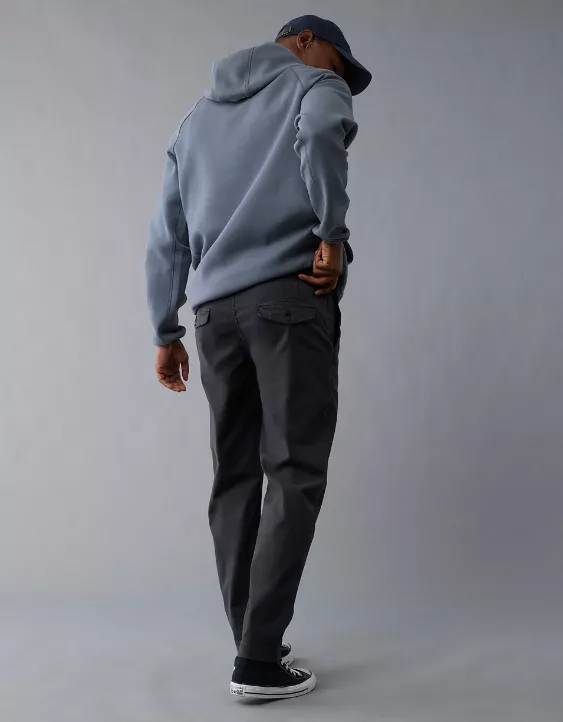 Aeo AE Flex Linen-Blend Athletic Fit Pull-On Pant