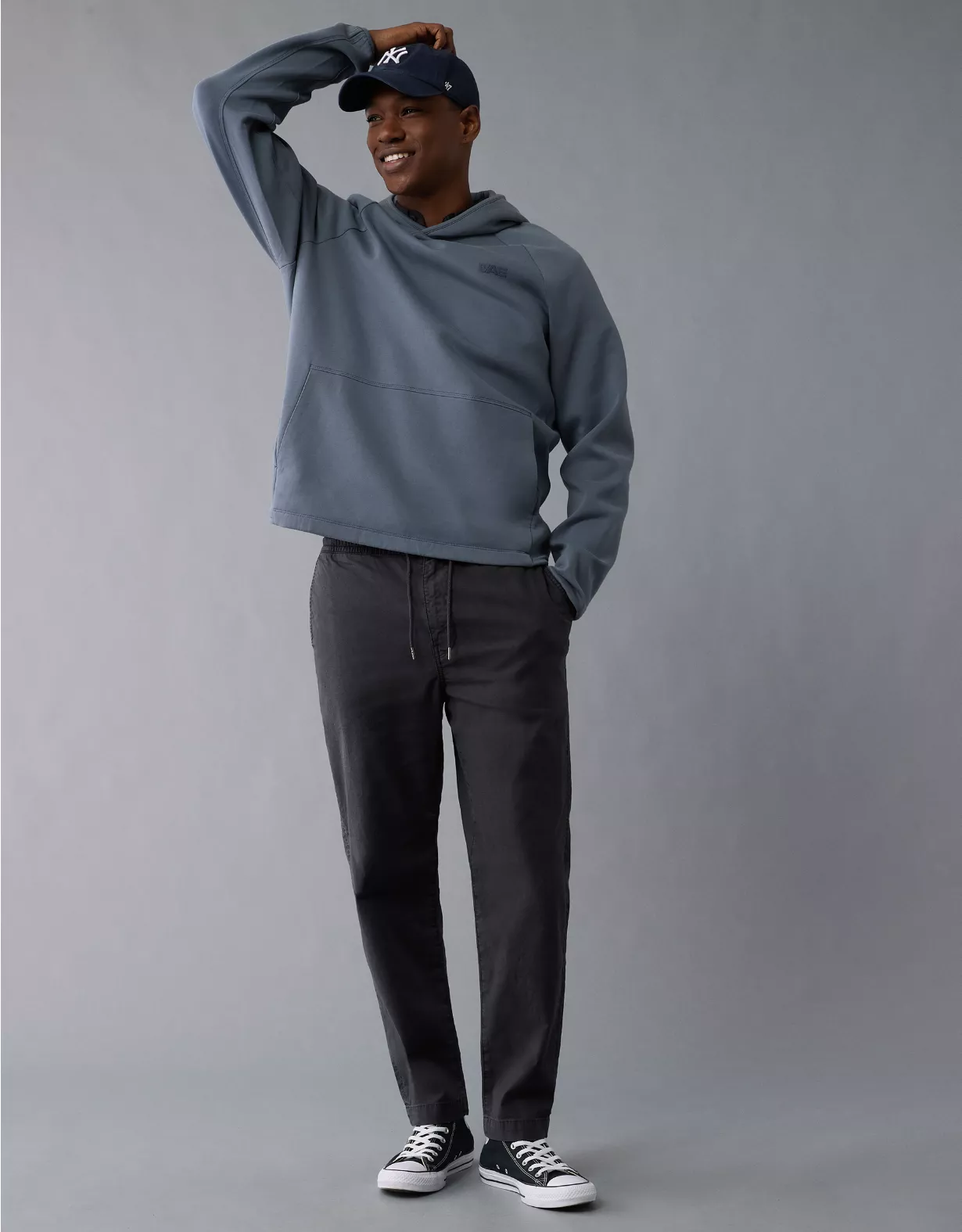 aeo AE Flex Linen-Blend Athletic Fit Pull-On Pant