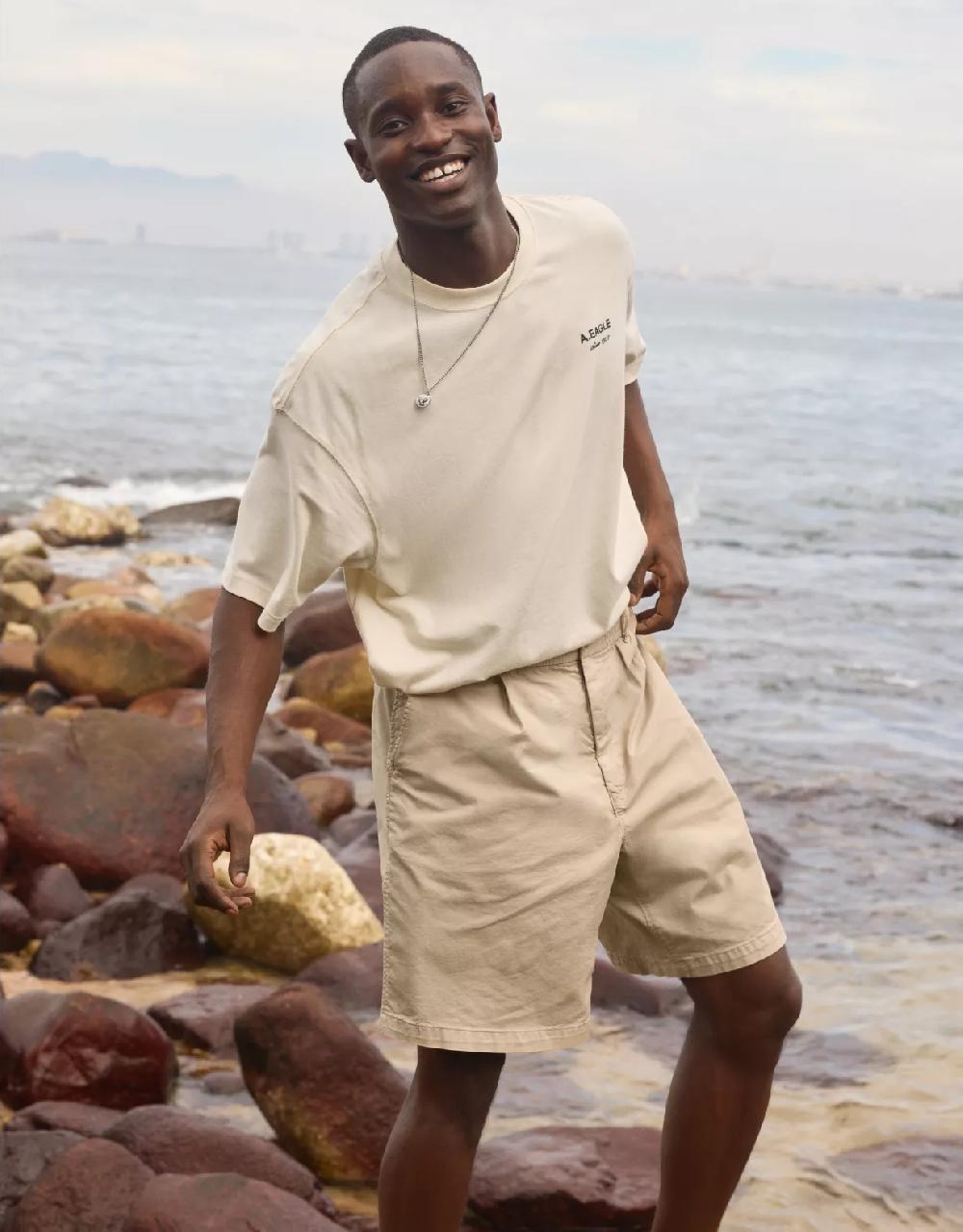 aeo AE Flex Loose Pleated Pull-On Short