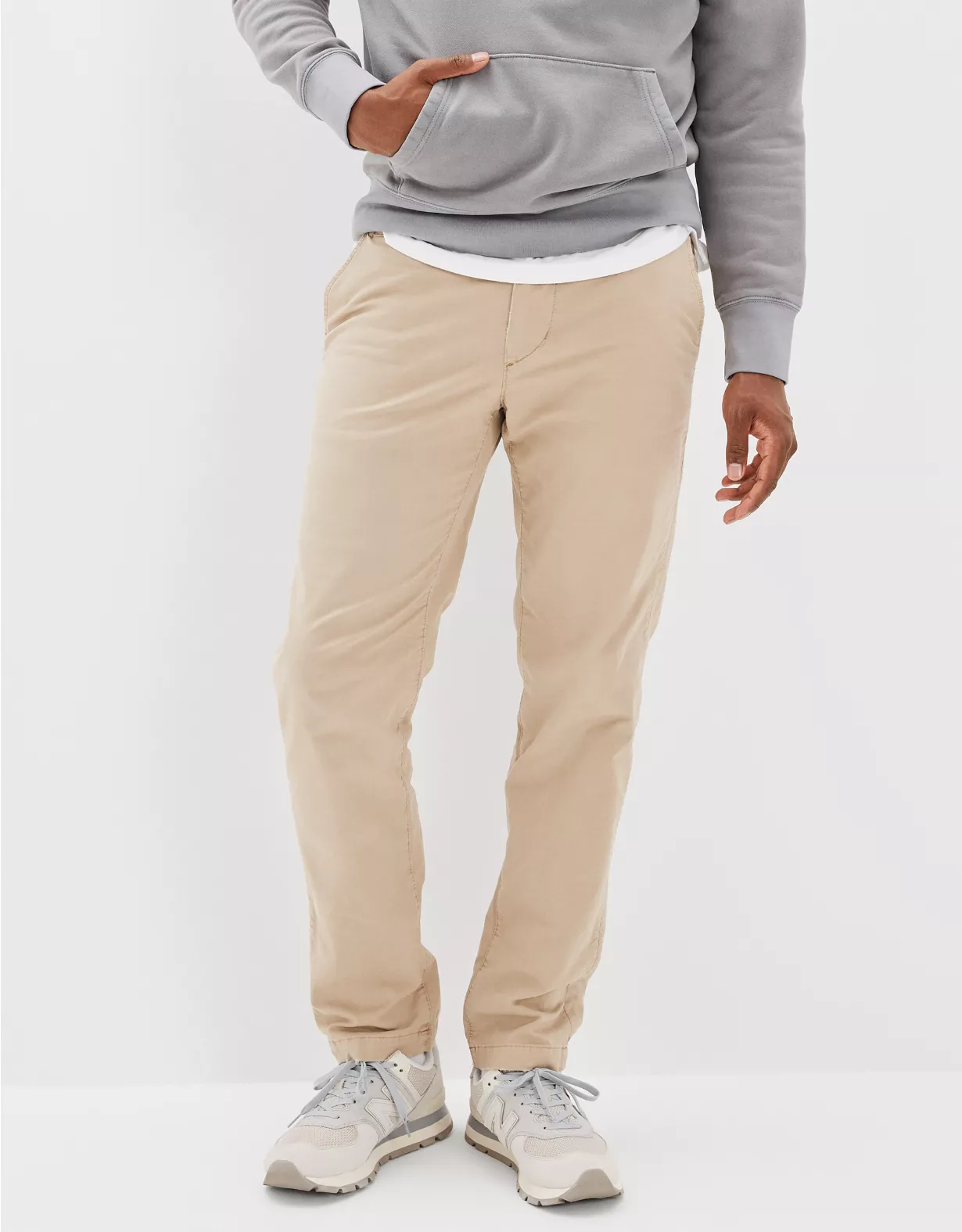 aeo AE Flex Original Straight Lived-In Khaki Pant