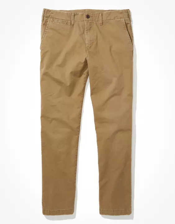 Aeo AE Flex Original Straight Lived-In Khaki Pant