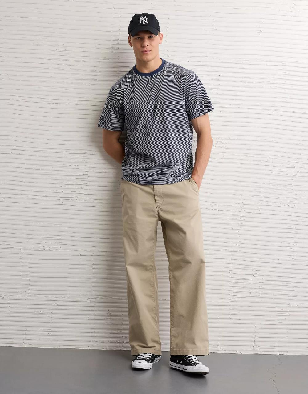 aeo AE Flex Ultra Baggy Lived-In Khaki Pant