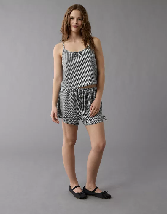 Aeo AE Flirty Woven Tank PJ Set