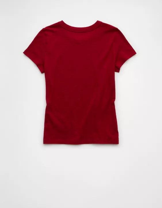 Aeo AE Food Graphic Hey Baby Tee