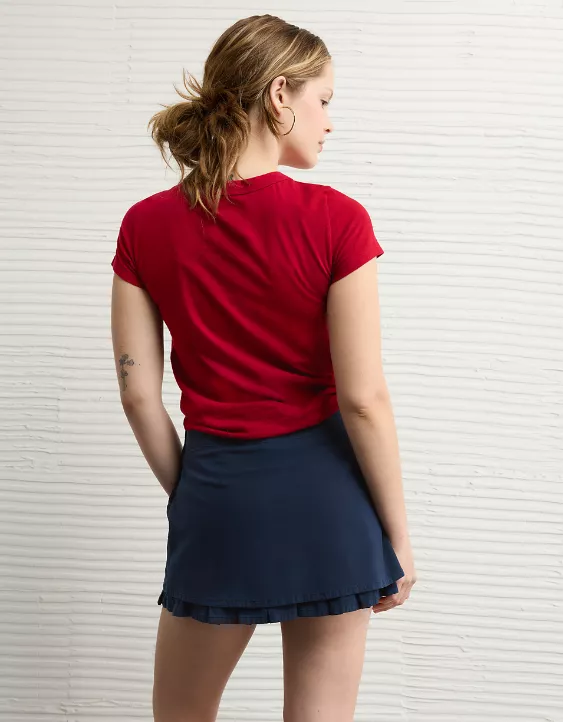 Aeo AE Food Graphic Hey Baby Tee