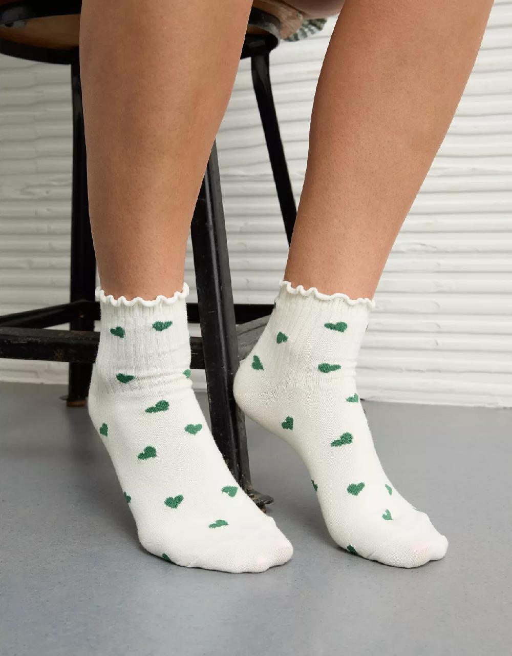 aeo AE Gingham Boyfriend Socks 2-Pack