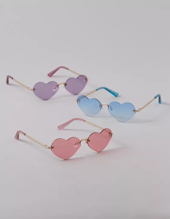 Aeo AE Heart Sunglasses 3-Pack
