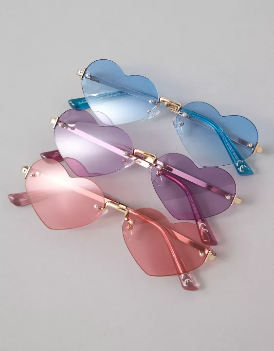 Aeo AE Heart Sunglasses 3-Pack