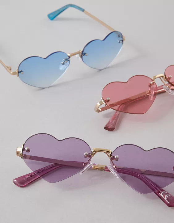 Aeo AE Heart Sunglasses 3-Pack