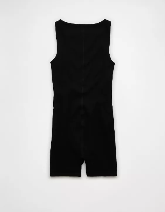 Aeo AE High Neck Seamless Lounge Romper