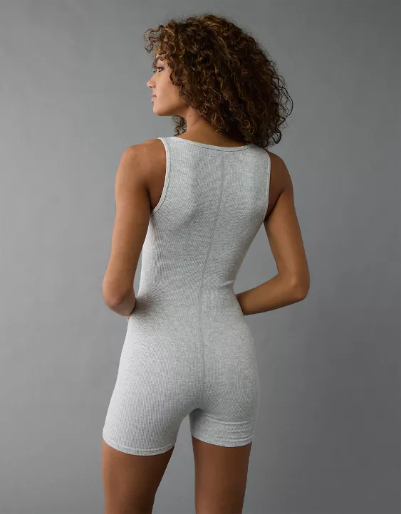 Aeo AE High Neck Seamless Lounge Romper