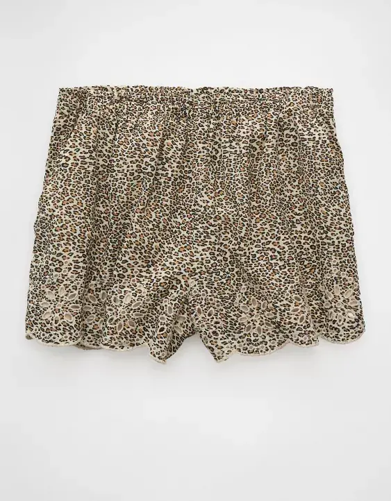 Aeo AE High-Waisted Leopard Short