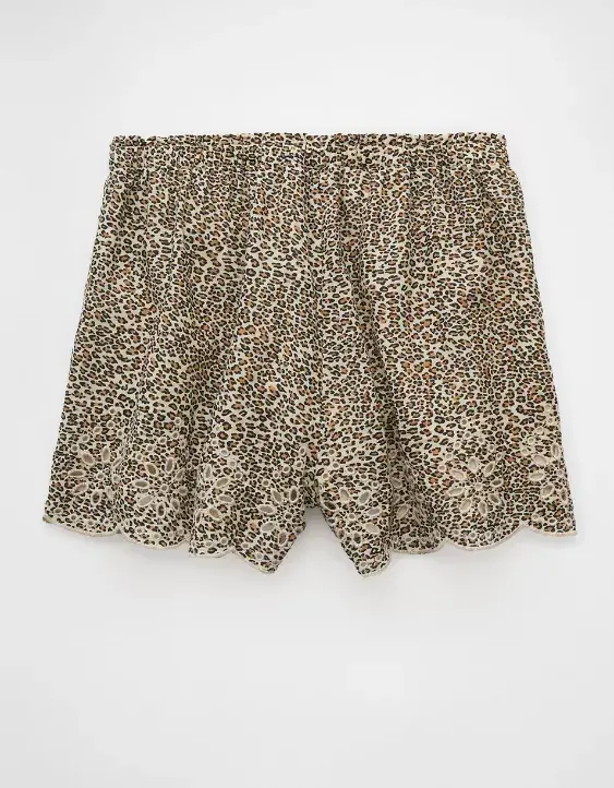 Aeo AE High-Waisted Leopard Short