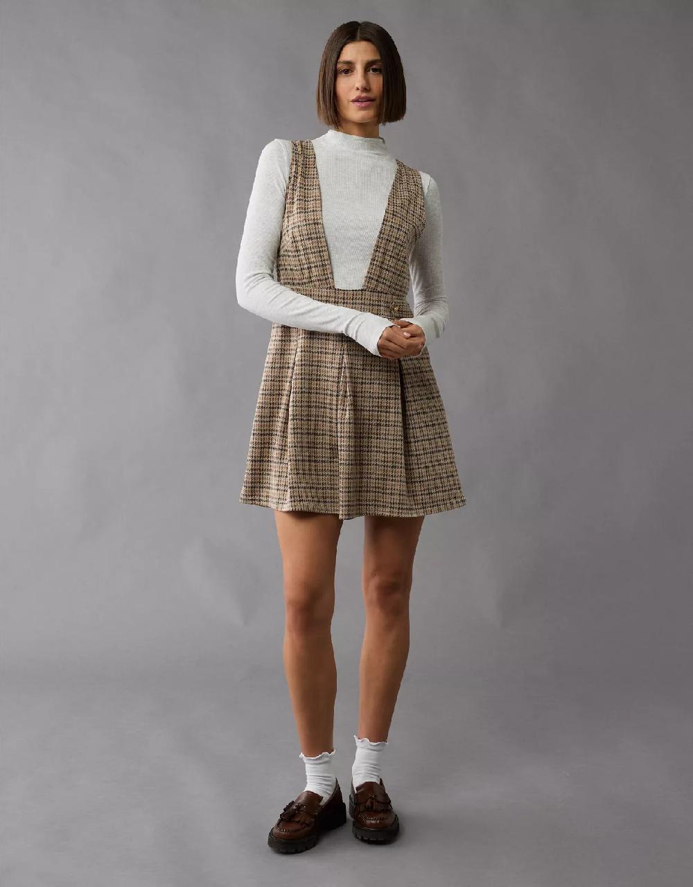 aeo AE It Knit Pinafore Mini Dress