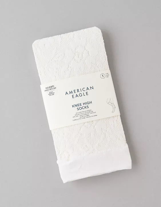 Aeo AE Lace Scrunch Socks