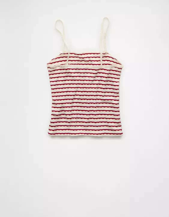 Aeo AE Lace Trim Cami