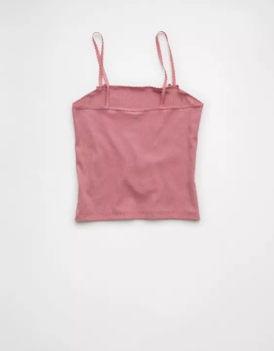 Aeo AE Lace Trim Cami