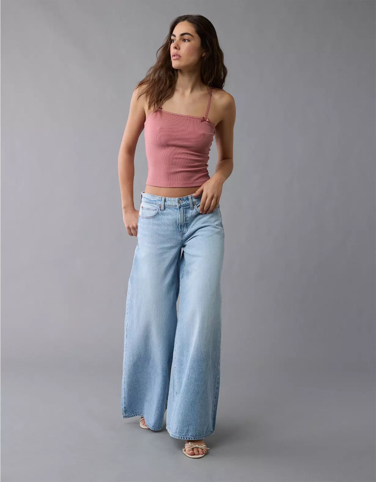 aeo AE Lace Trim Cami