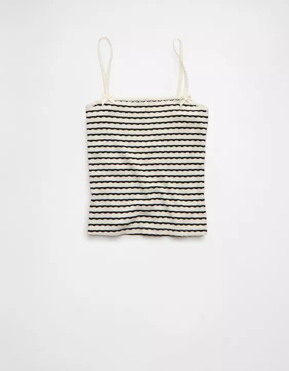 Aeo AE Lace Trim Cami