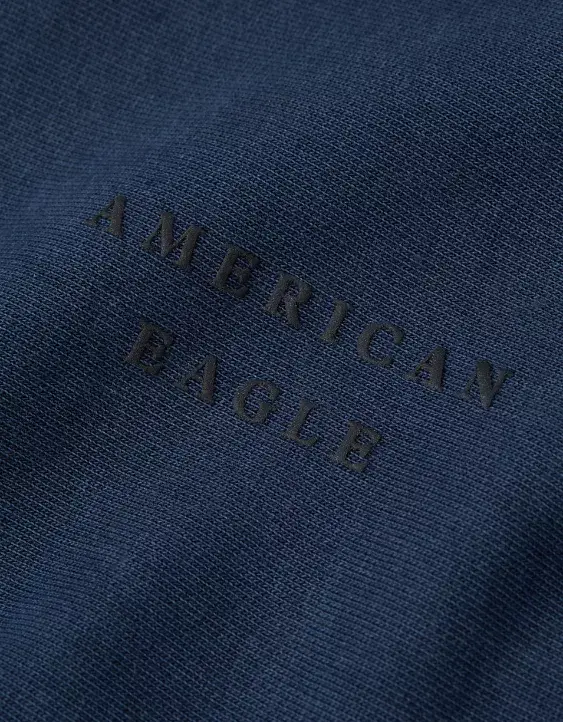 Aeo AE Laidback Luxe Heavyweight Logo Hoodie