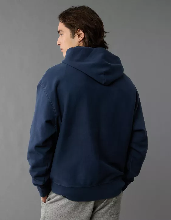 Aeo AE Laidback Luxe Heavyweight Logo Hoodie