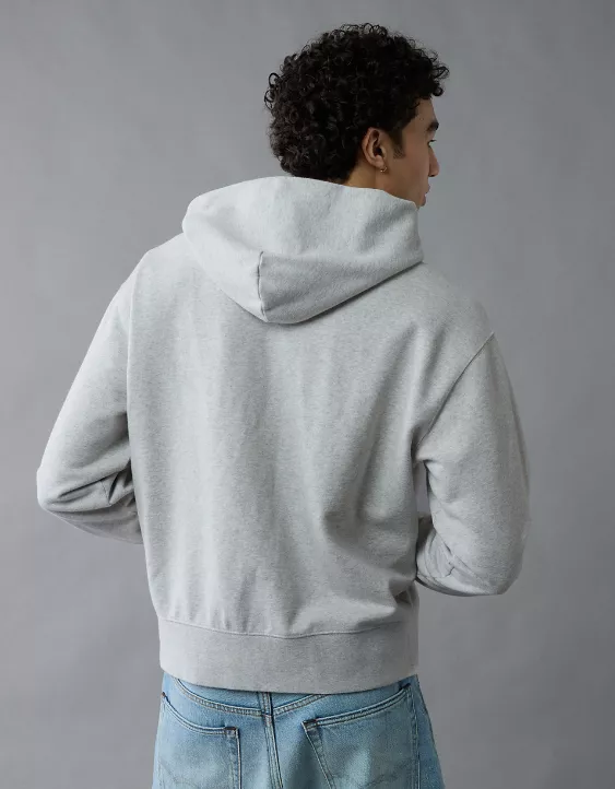Aeo AE Laidback Luxe Heavyweight Logo Hoodie