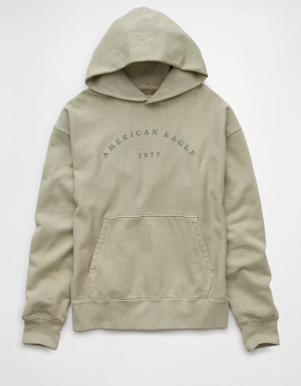 aeo AE Laidback Luxe Heavyweight Logo Hoodie