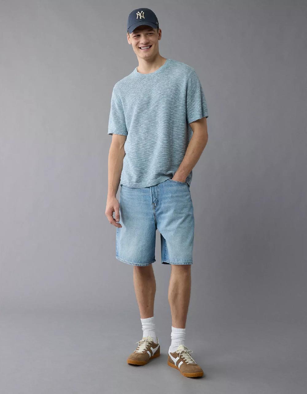 aeo AE Linen-Blend Sweater T-Shirt