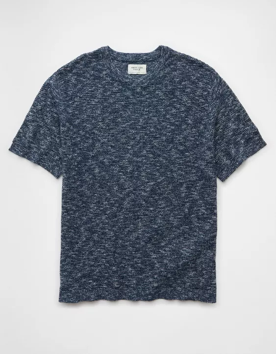 Aeo AE Linen-Blend Sweater T-Shirt