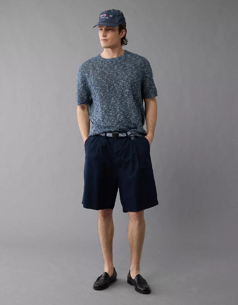 aeo AE Linen-Blend Sweater T-Shirt