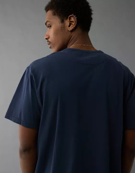 Aeo AE Lived-In Henley T-Shirt