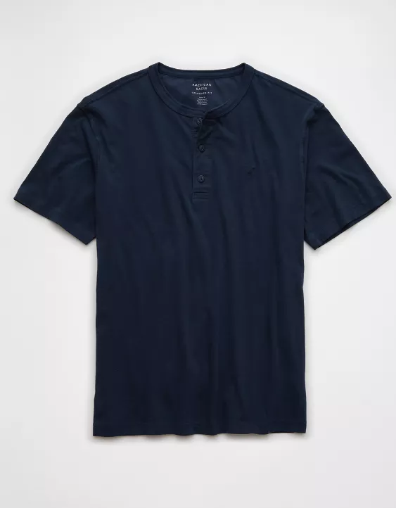 Aeo AE Lived-In Henley T-Shirt