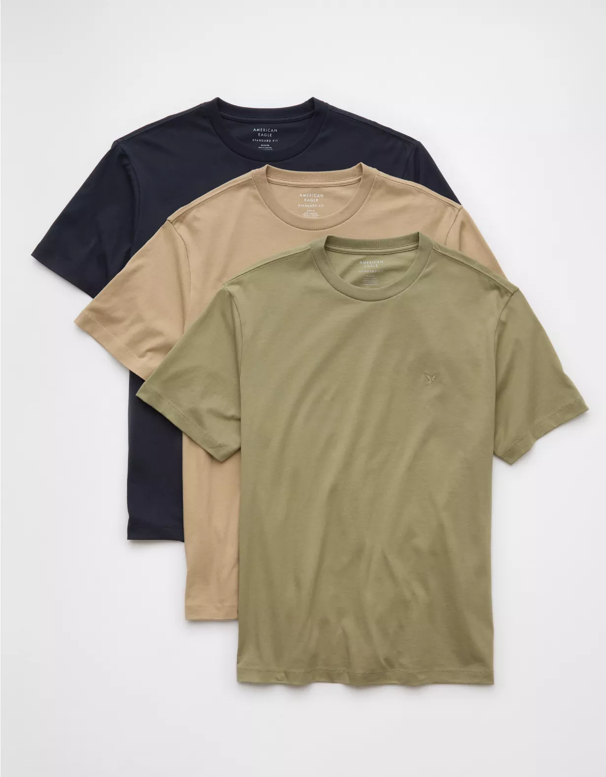 aeo AE Lived-In T-Shirt 3-Pack
