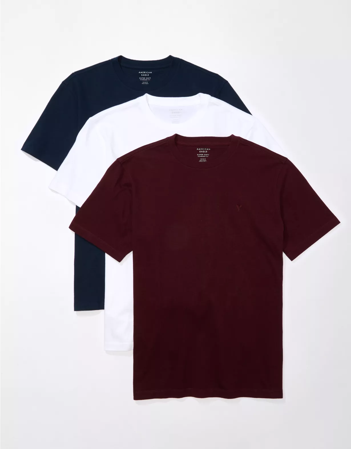 aeo AE Lived-In T-Shirt 3-Pack