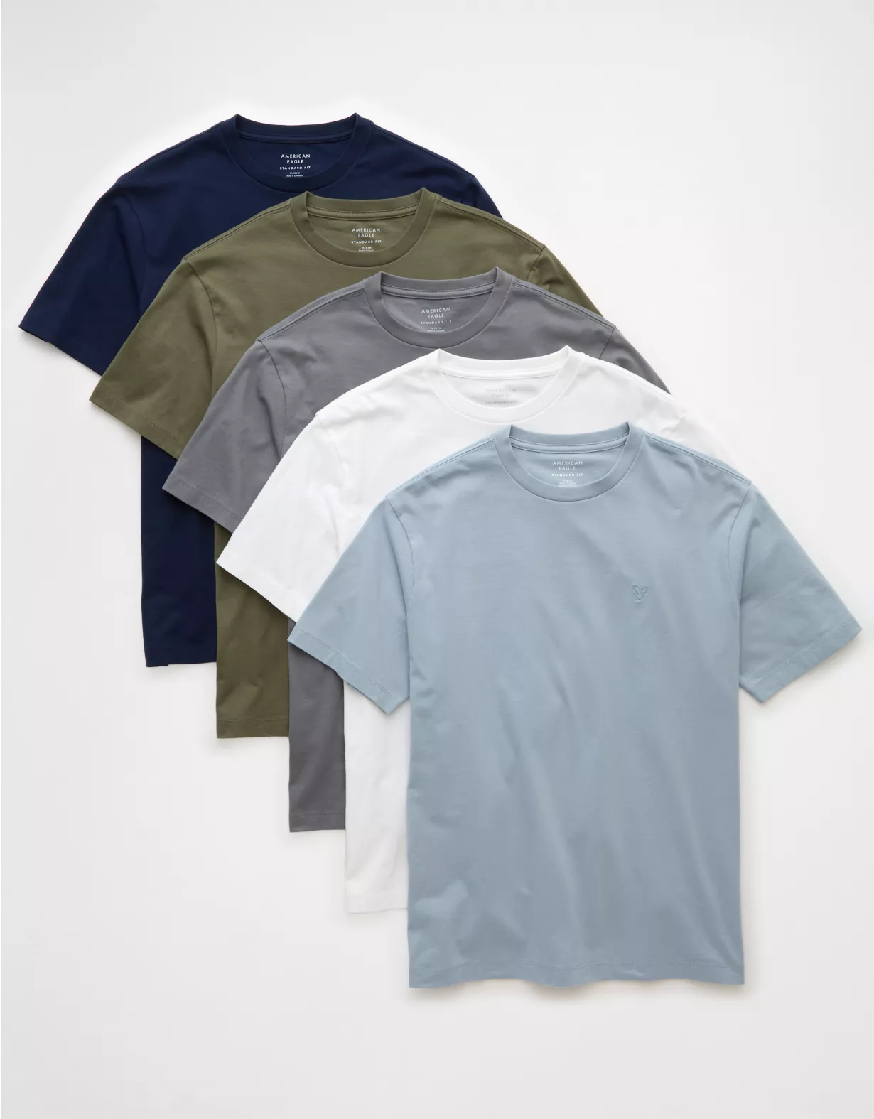 aeo AE Lived-In T-Shirt 5-Pack