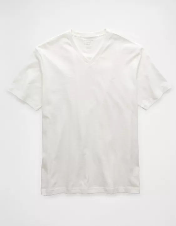 Aeo AE Lived-In V-Neck T-Shirt