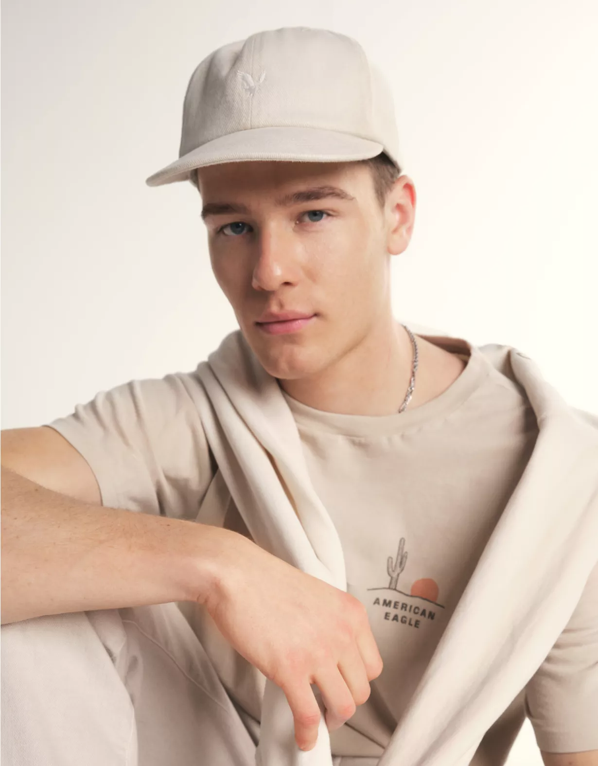 aeo AE Logo Baseball Hat