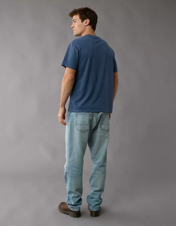 Aeo AE Logo Lived-In T-Shirt