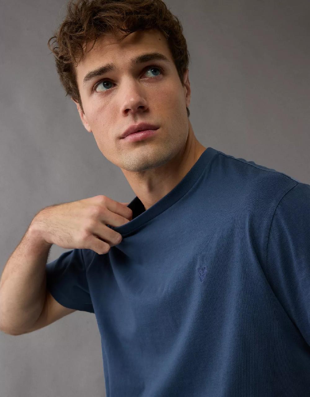 aeo AE Logo Lived-In T-Shirt