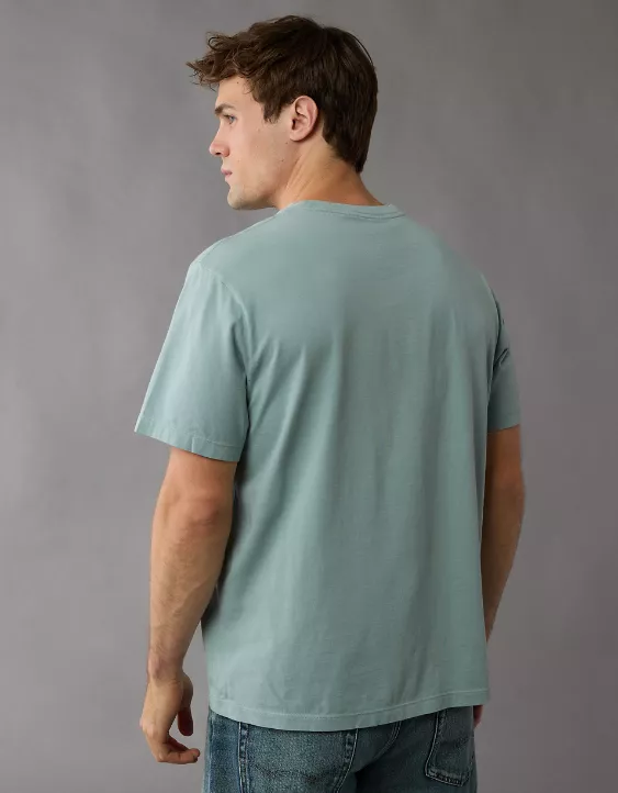 Aeo AE Logo Lived-In T-Shirt