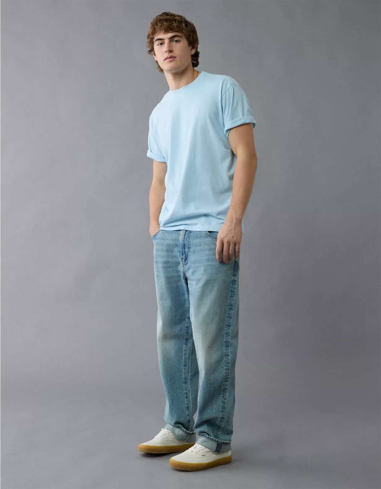 aeo AE Logo Lived-In T-Shirt