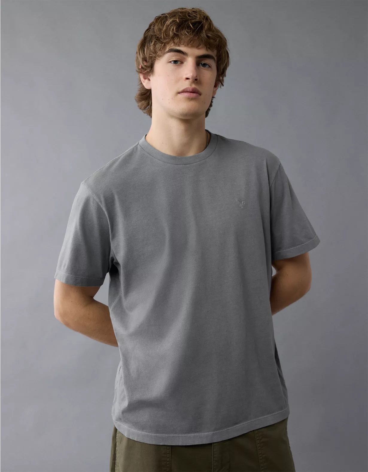 aeo AE Logo Lived-In T-Shirt