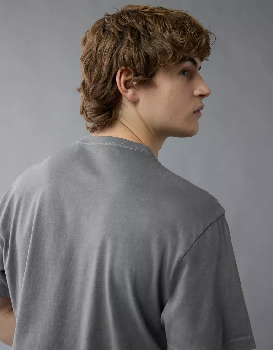 Aeo AE Logo Lived-In T-Shirt