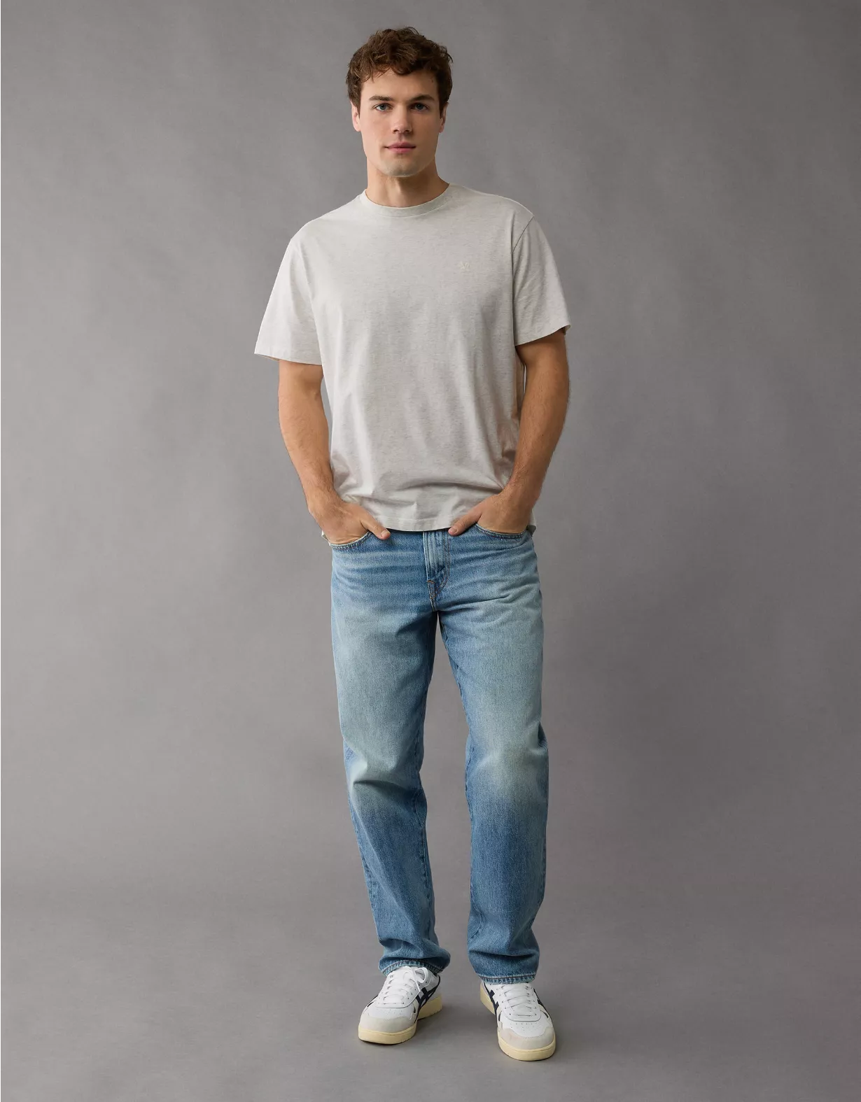 aeo AE Logo Lived-In T-Shirt