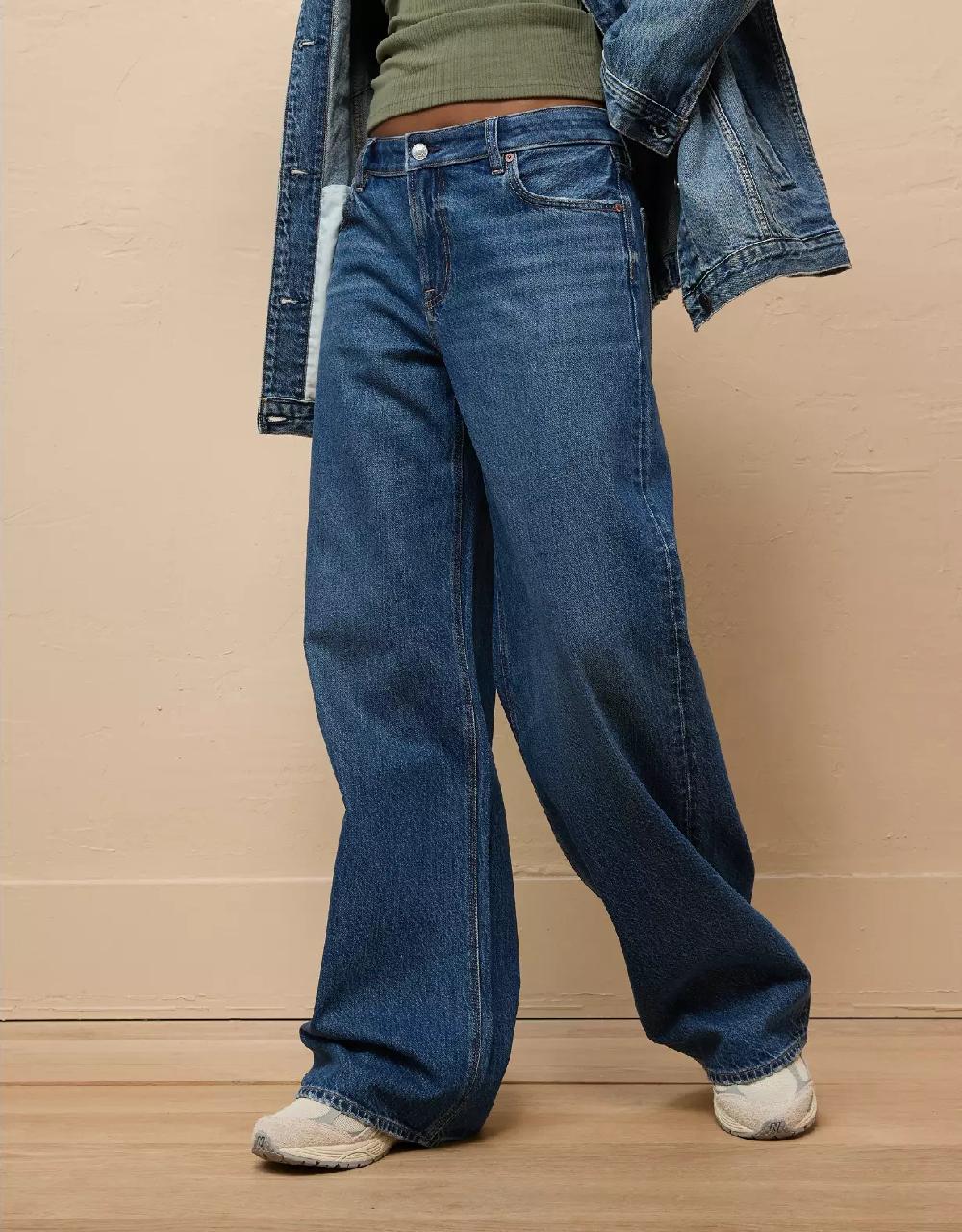 aeo AE Low-Rise Baggy Wide-Leg Jean