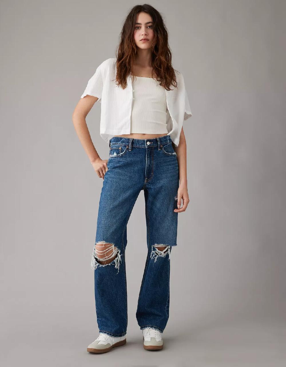 aeo AE Low-Rise Ex-Boyfriend Jean